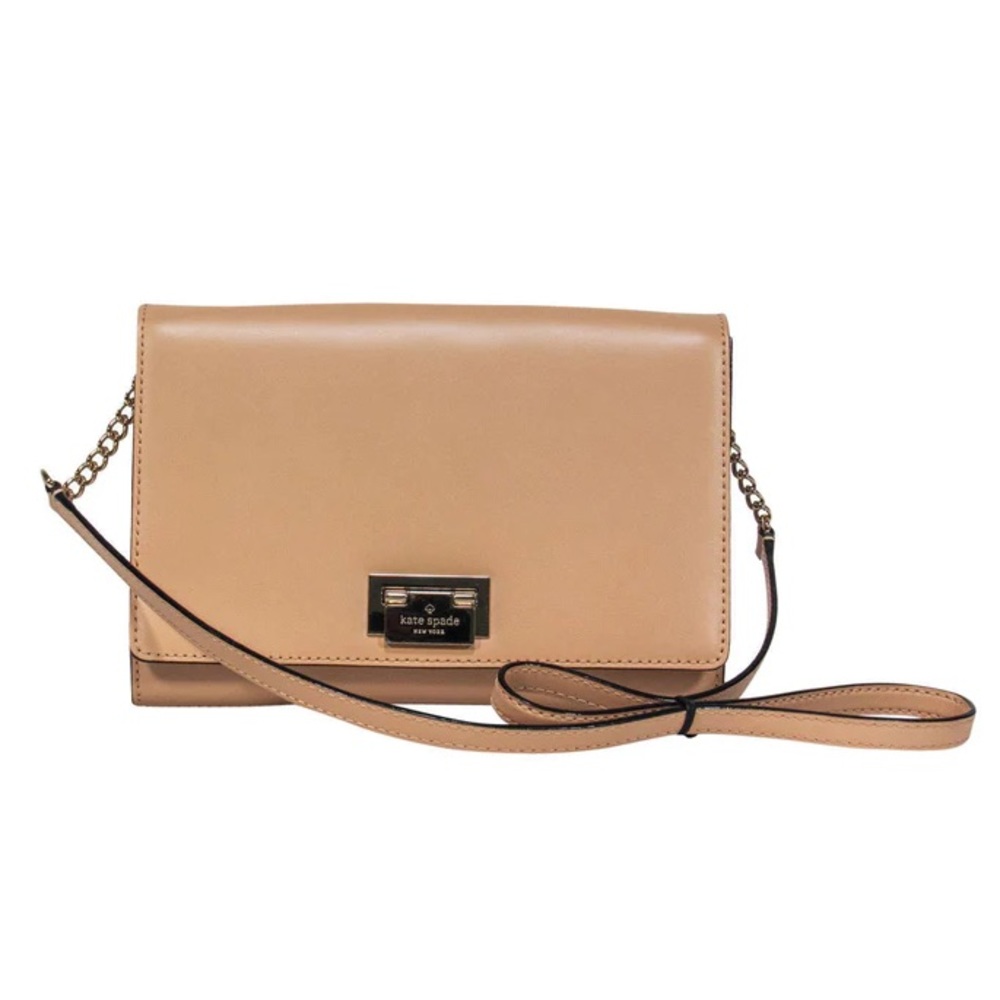 Kate Spade Harwood Place Fiona Crossbody Bag “Natural”